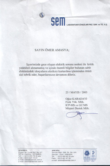 Sem Laboratuar Cihazları Paz. San. ve Tic. A.Ş.